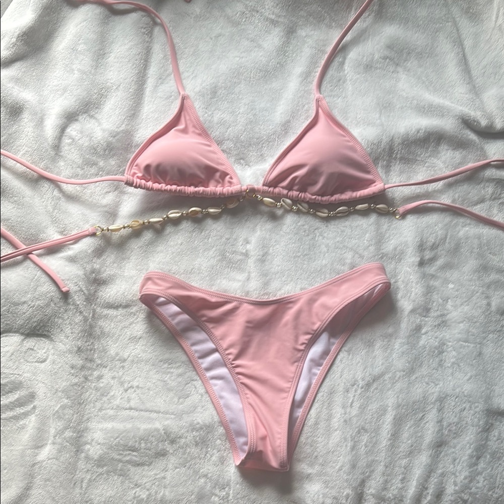 SHEIN Pink Bikini Set